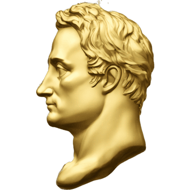 Golden bust